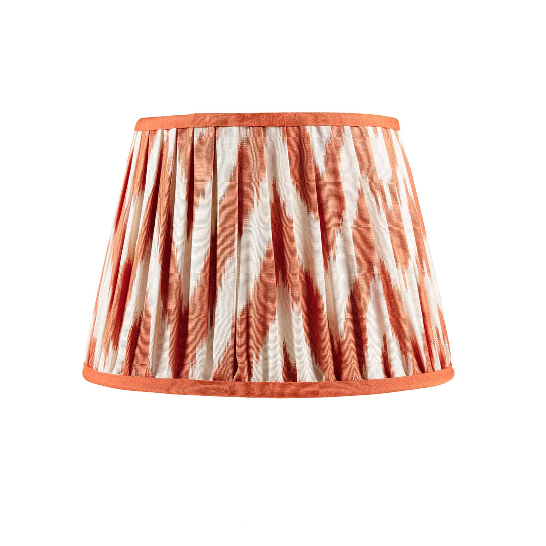Maisie Orange Ikat Zig-Zag Lampshade