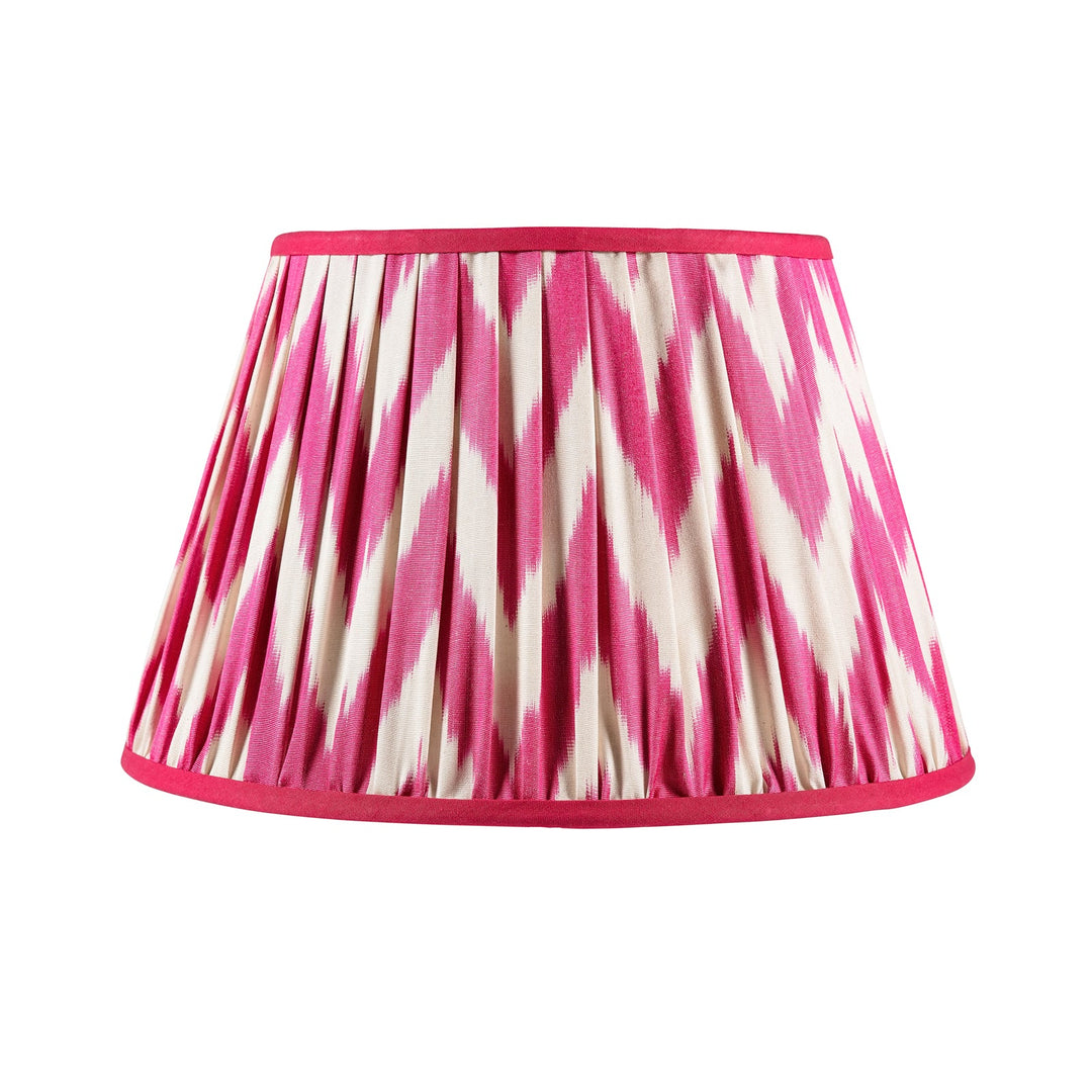 Delilah Pink Ikat Zig-Zag Lampshade