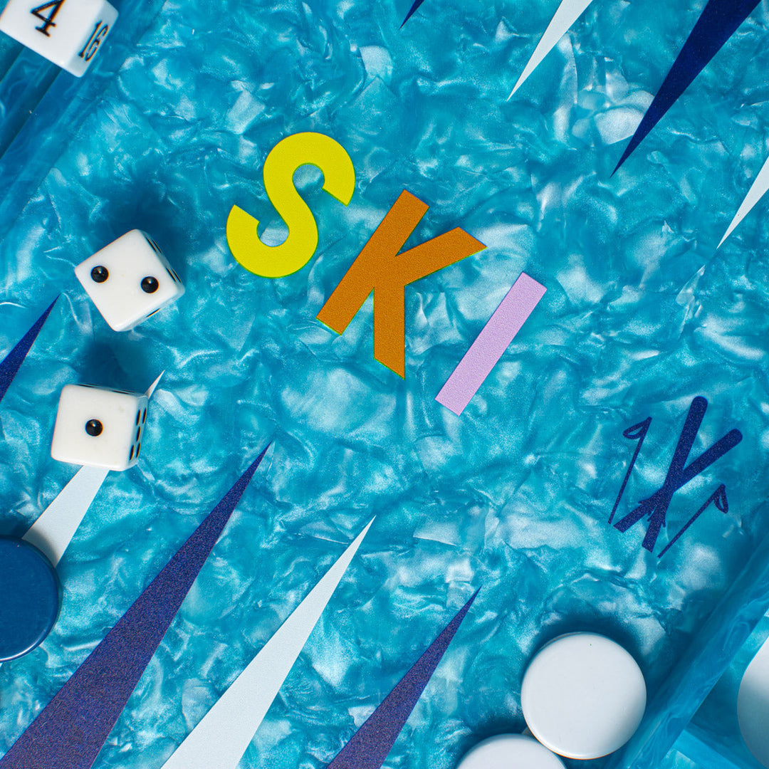 Apres Ski Acrylic Backgammon
