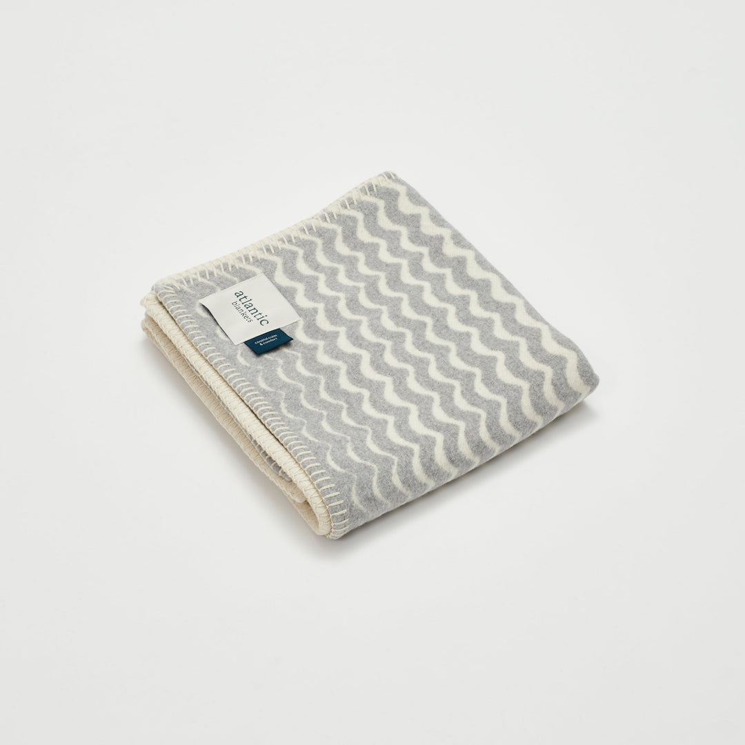 Grey Swell Recycled Cotton Baby Blanket