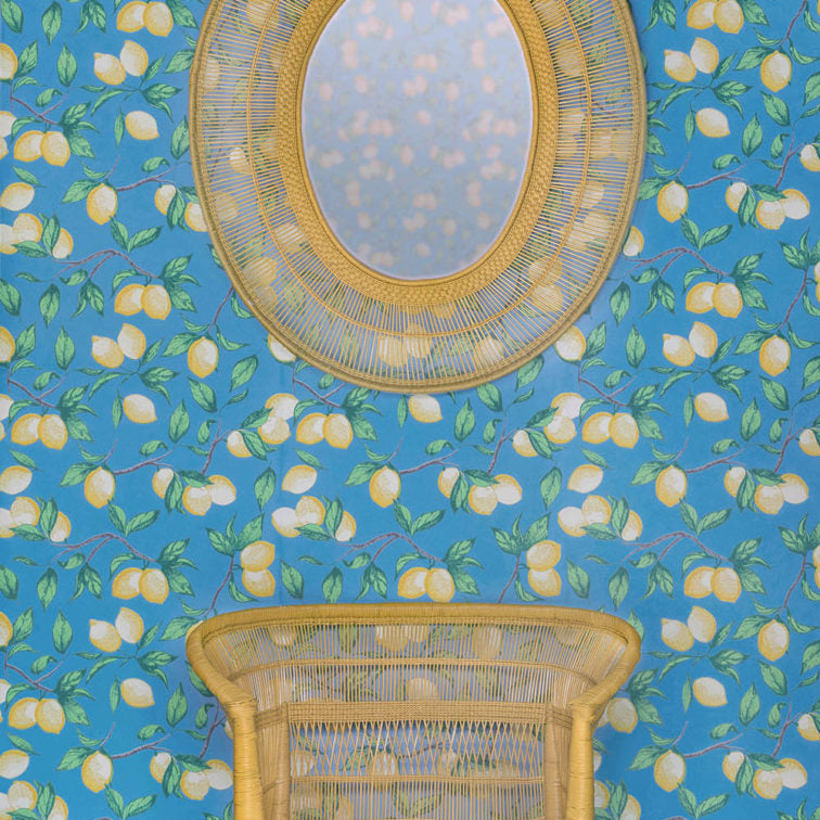 Capri Lemons Wallpaper