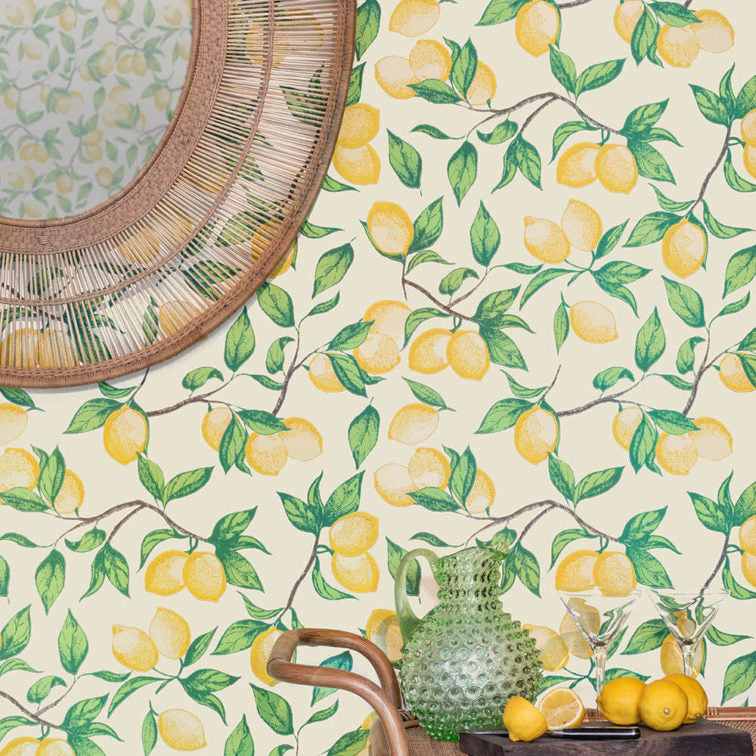 Capri Lemons Wallpaper