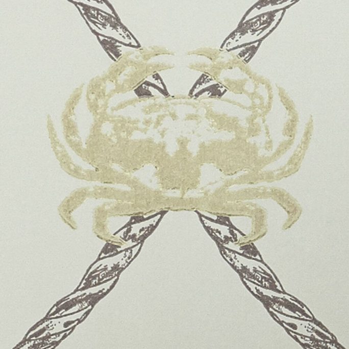 Crab Trellis Wallpaper