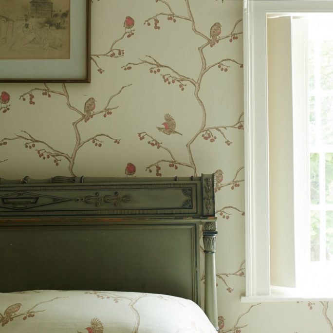 The English Robin Fabric