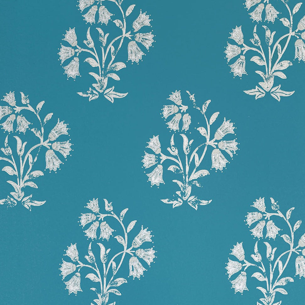 Willow Crossley Maharani Block-Print Wallpaper