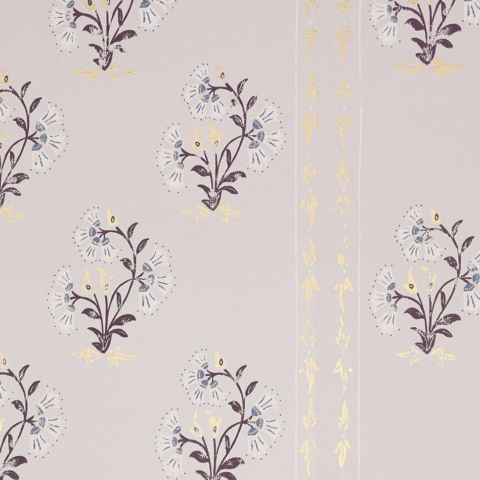 Willow Crossley Maharani Block-Print Wallpaper