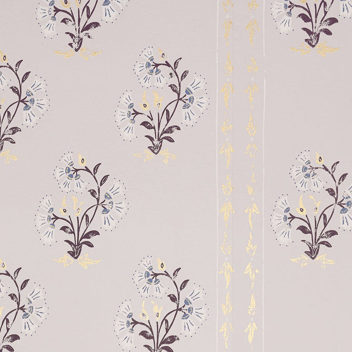 Willow Crossley Maharani Block-Print Wallpaper