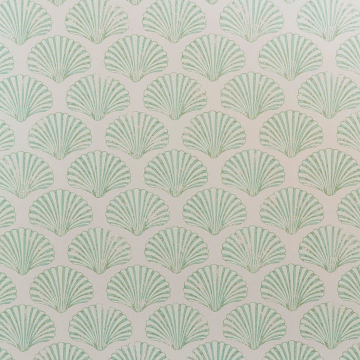 Green Scallop Shell Wallpaper