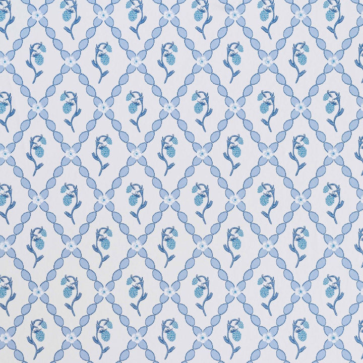 Wild Strawberry Trellis Wallpaper