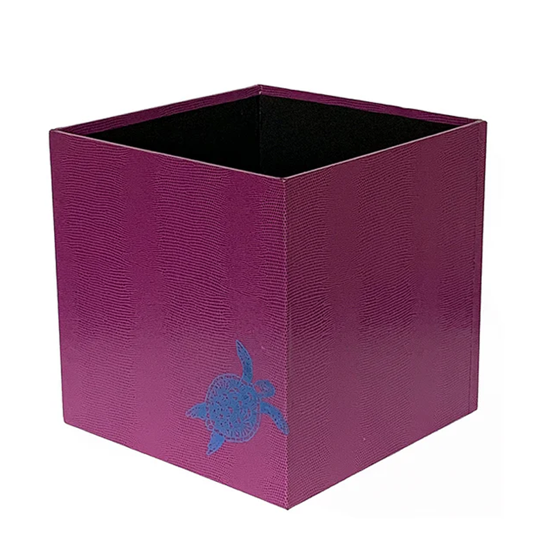 Turtle Wastepaper Bin - Purple