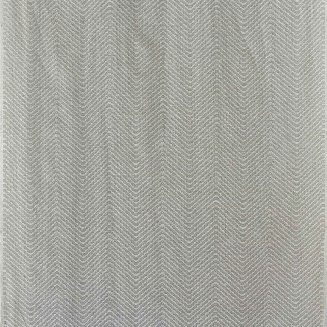 Barneby Gates Chevron Fabric in Feather Grey