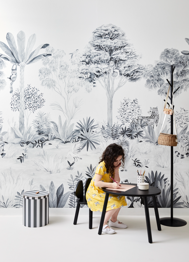Jungle Mural Wallpaper by Sian Zeng | Deecoralist
