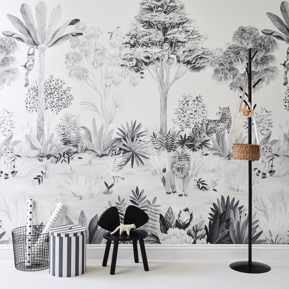 Jungle Mural Wallpaper by Sian Zeng | Deecoralist