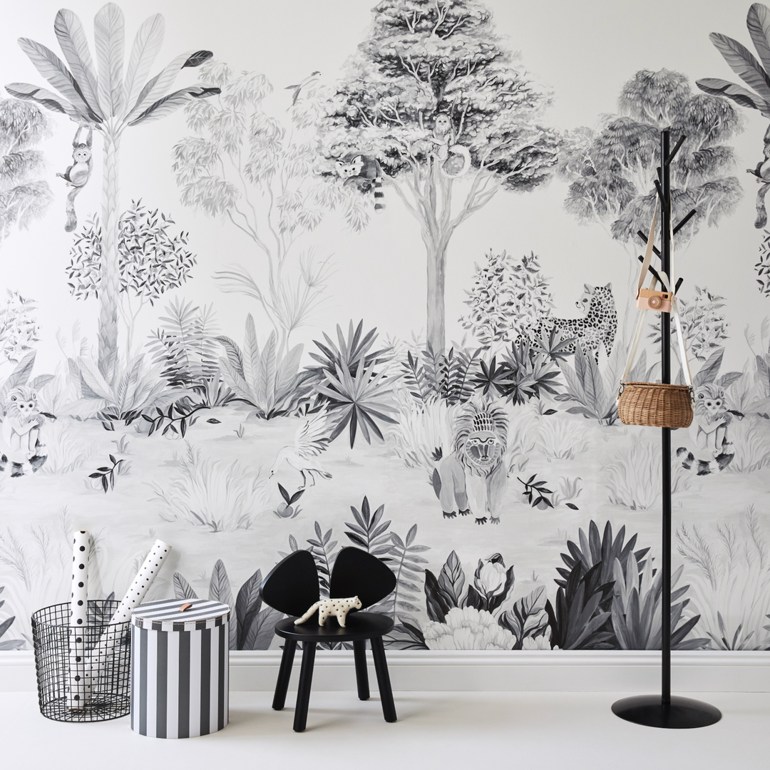 Jungle Mural Wallpaper by Sian Zeng | Deecoralist