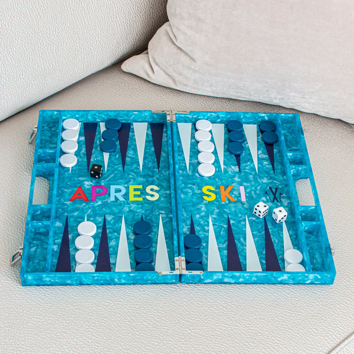 Apres Ski Acrylic Backgammon
