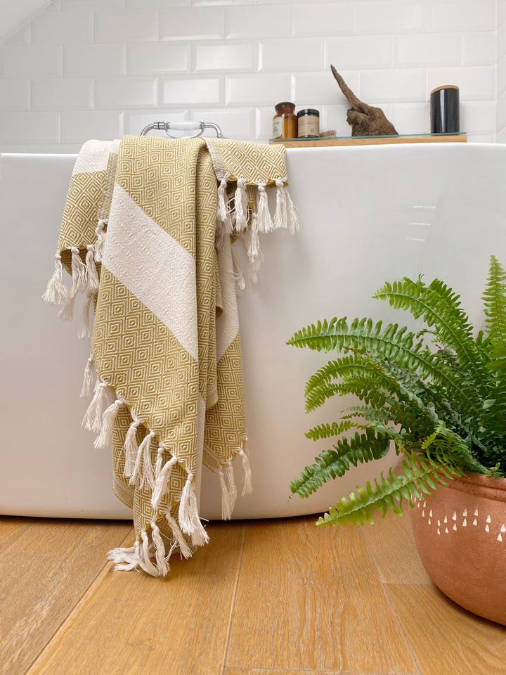 Damla Organic Cotton Peshtemal Towel