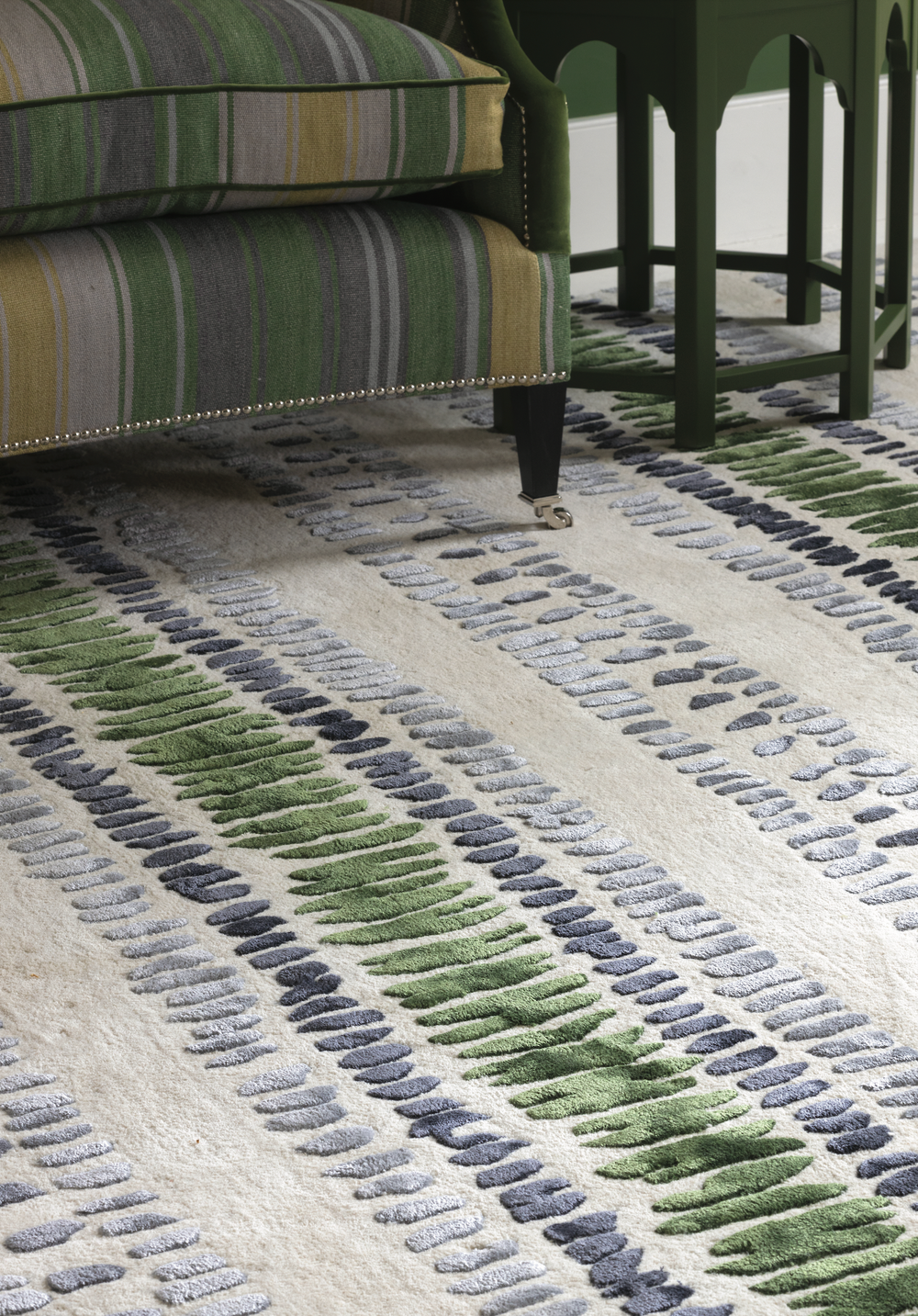 Grass Draxon Rug by William Yeoward