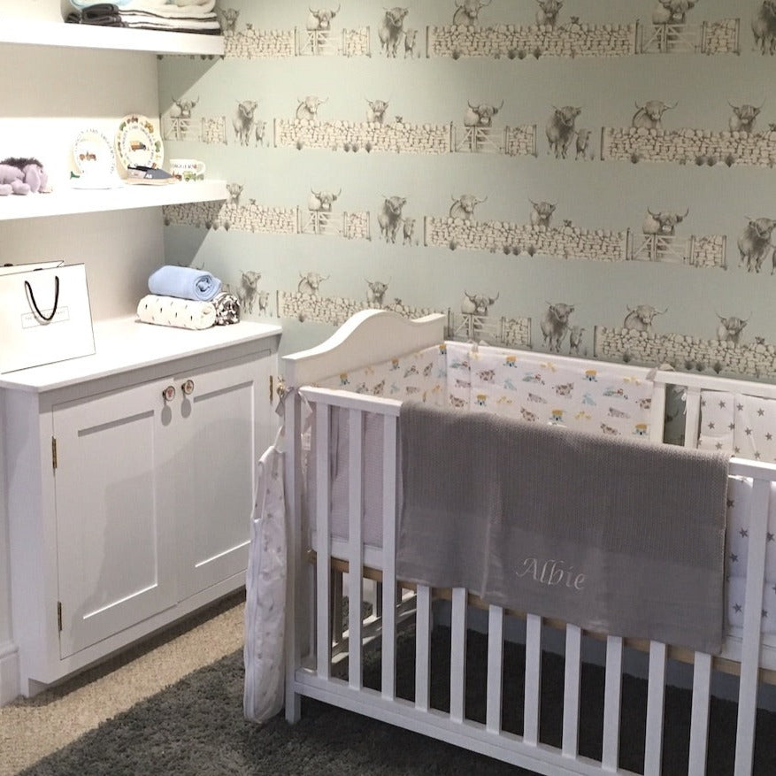 Highland Fling Wallpaper by Juliet Travers