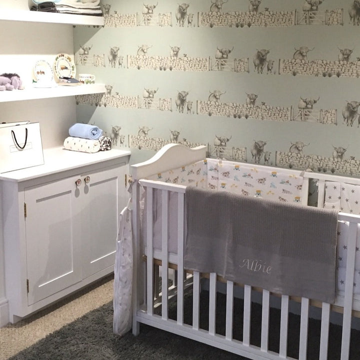 Highland Fling Wallpaper by Juliet Travers