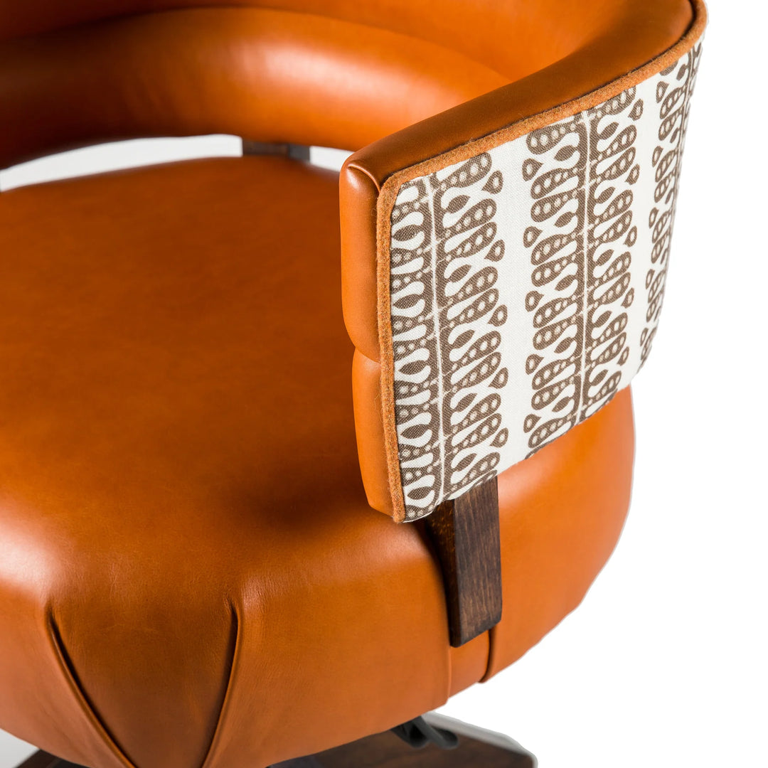Chelsea Desk Chair - Orange