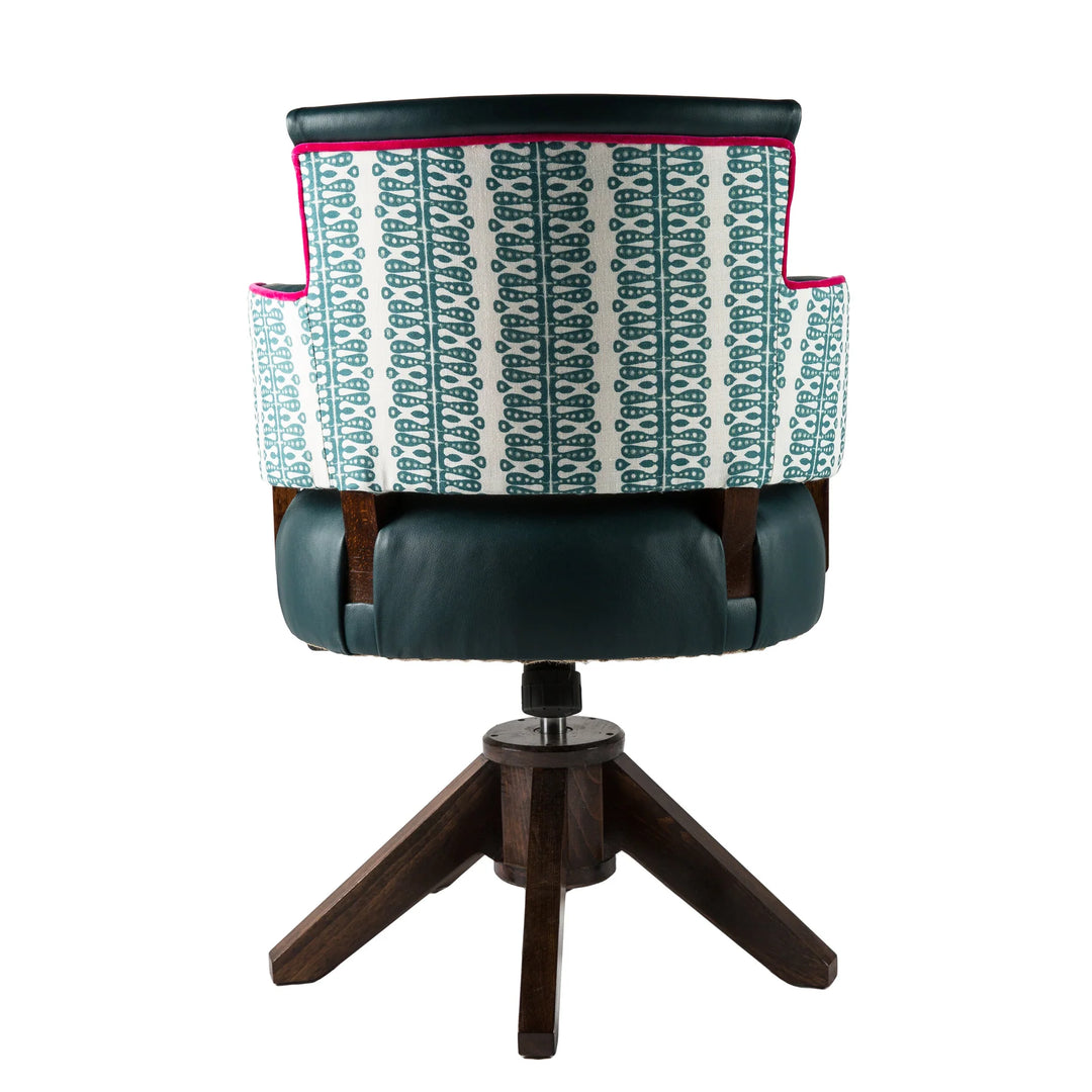 Chelsea Desk Chair - Teal