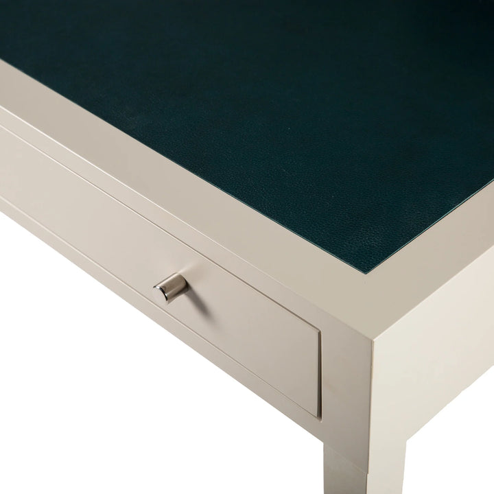 Kensington Desk - Teal & Fuchsia Leather
