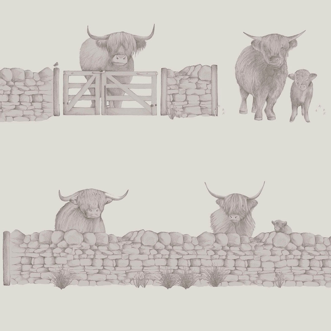 Highland Fling Wallpaper by Juliet Travers