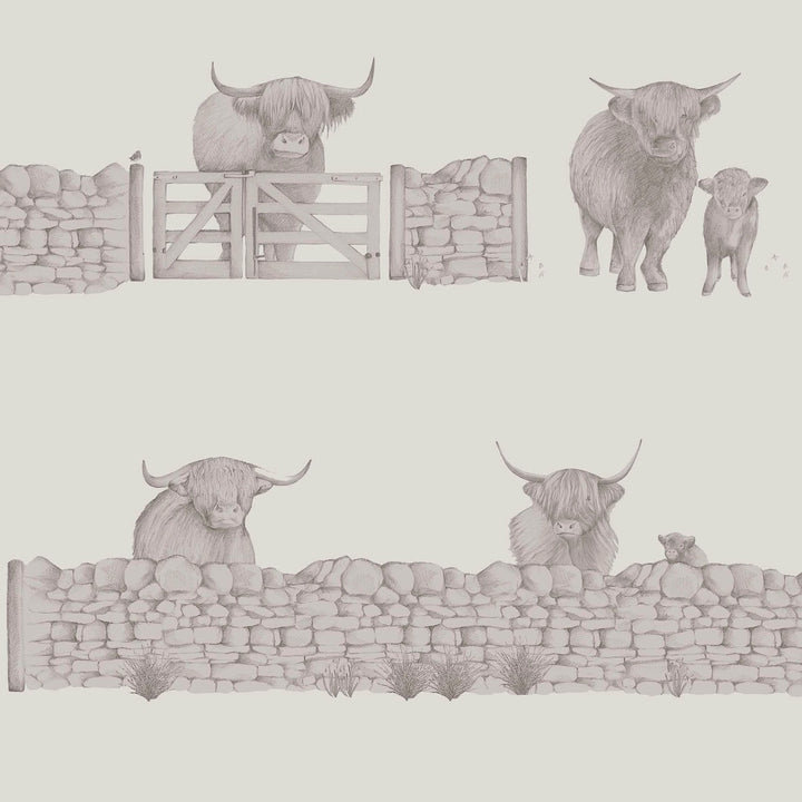 Highland Fling Wallpaper by Juliet Travers