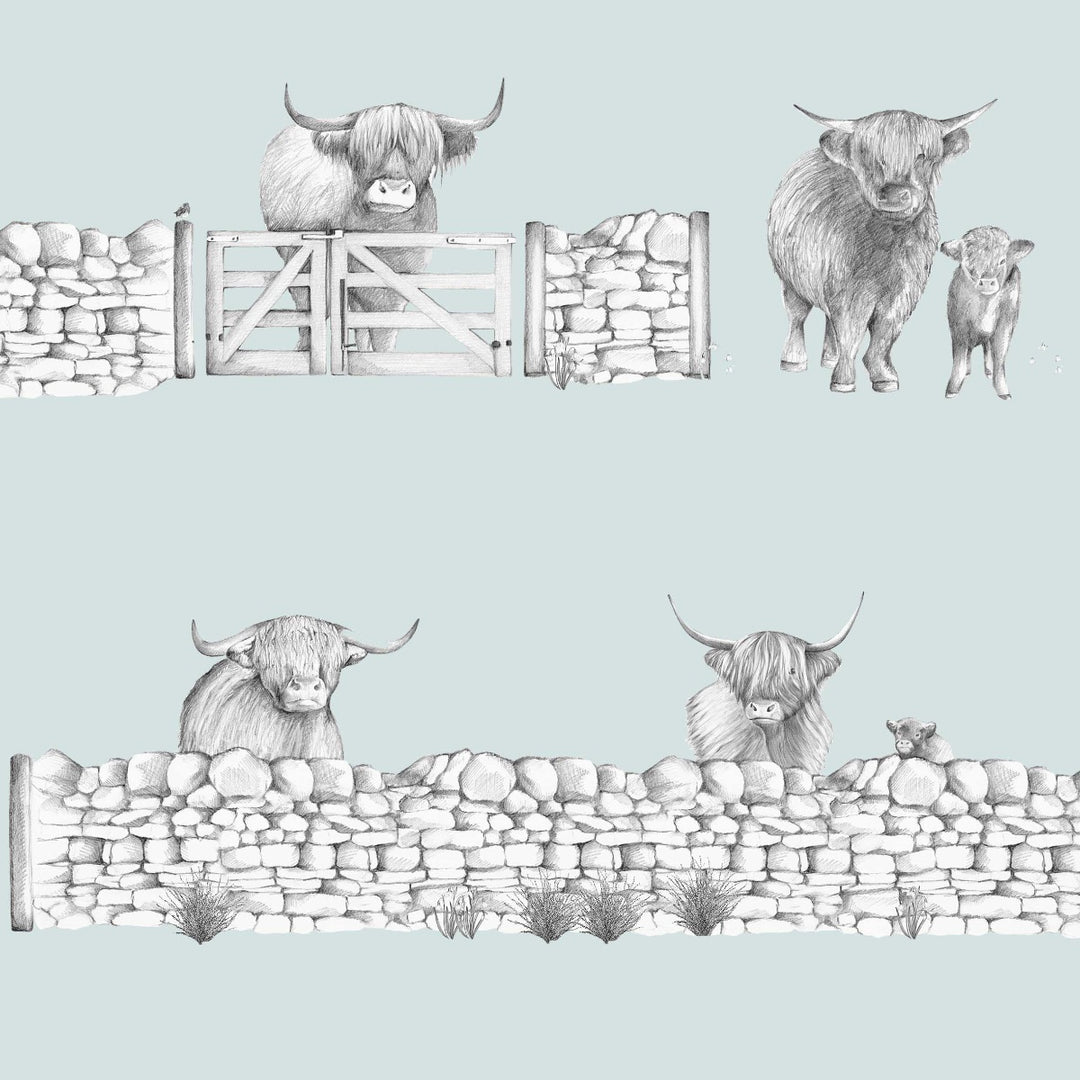 Highland Fling Wallpaper by Juliet Travers