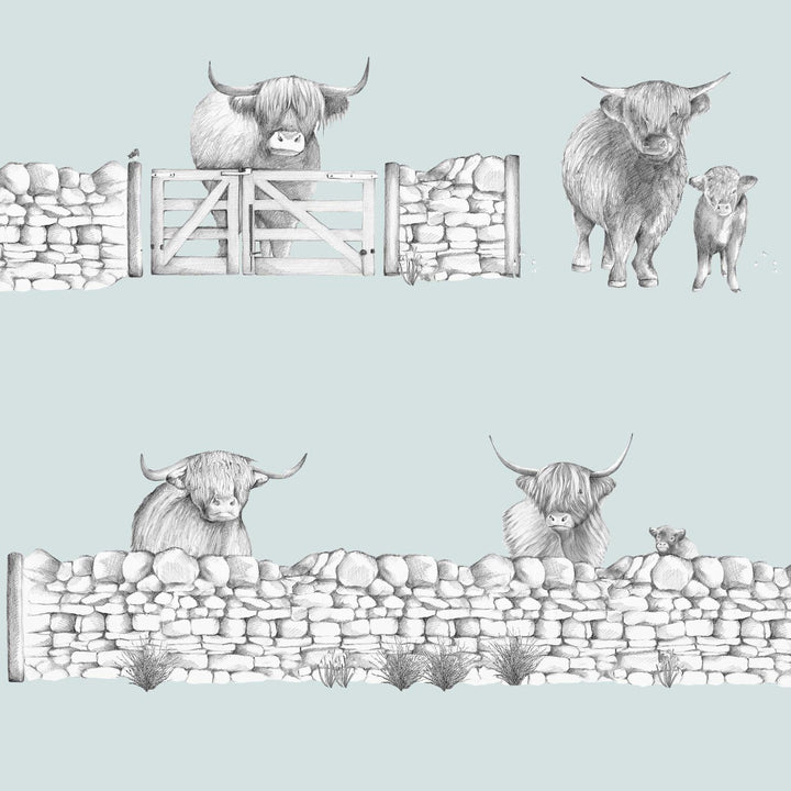 Highland Fling Wallpaper by Juliet Travers