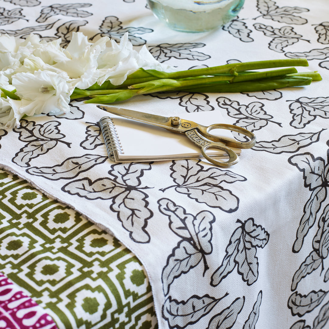 Oak Leaf Linen Fabric