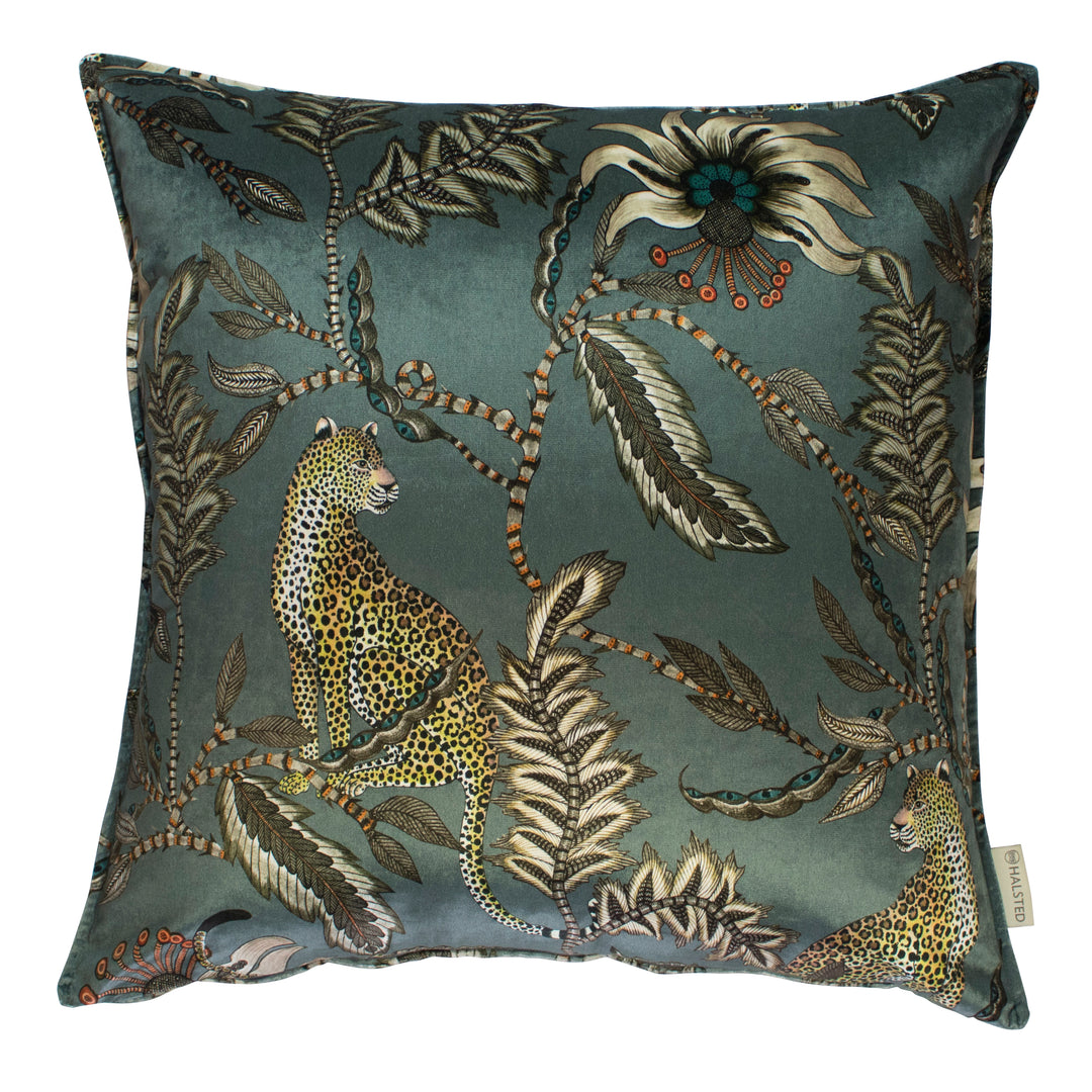 Monkey Bean Velvet Cushion Cover in Ash | Ardmore Design