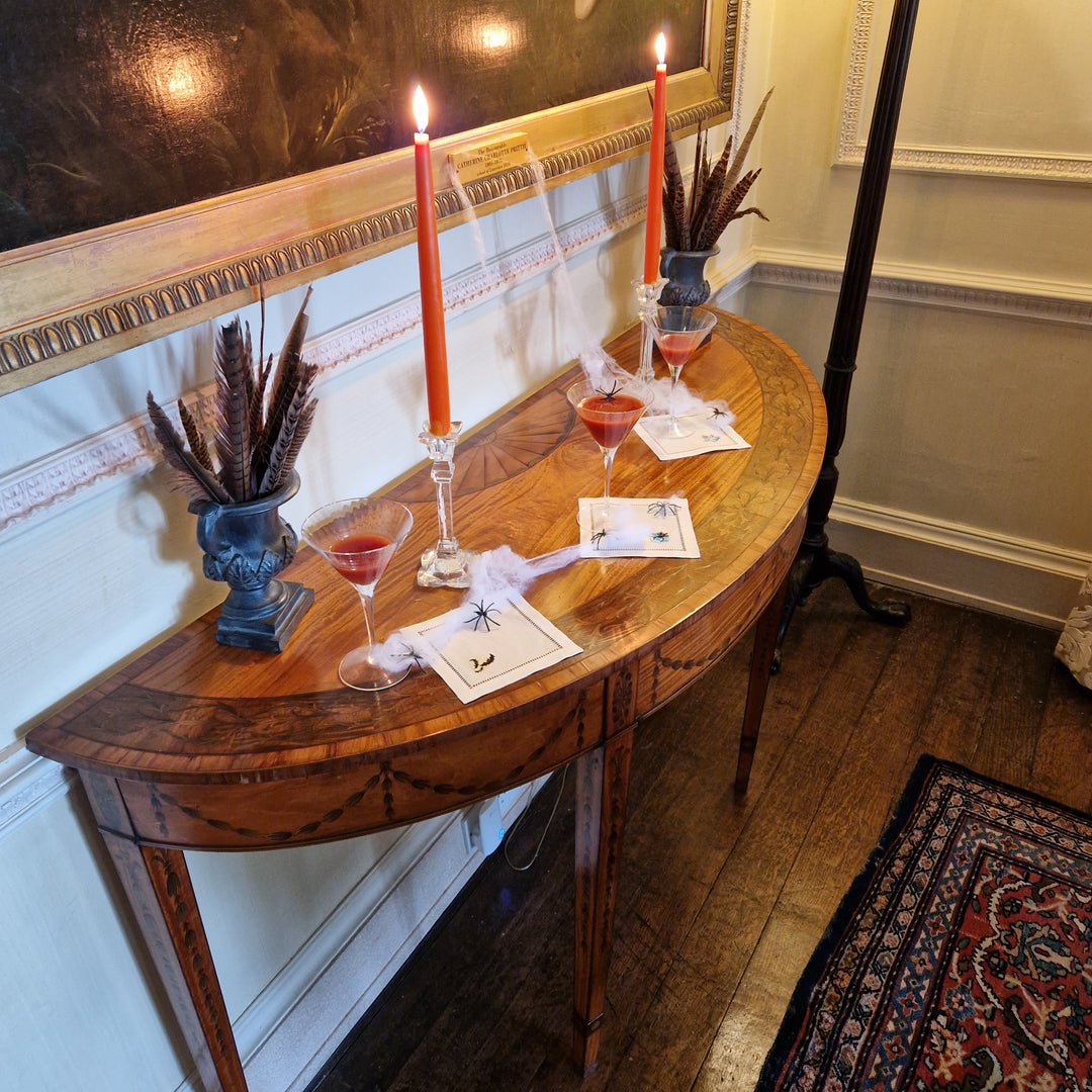 Halloween Embroidered Cocktail Napkins