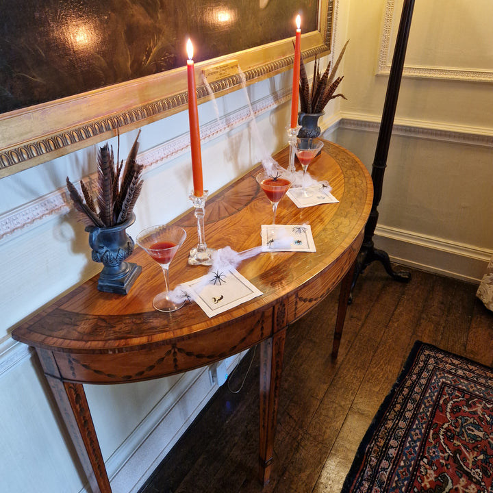 Halloween Embroidered Cocktail Napkins