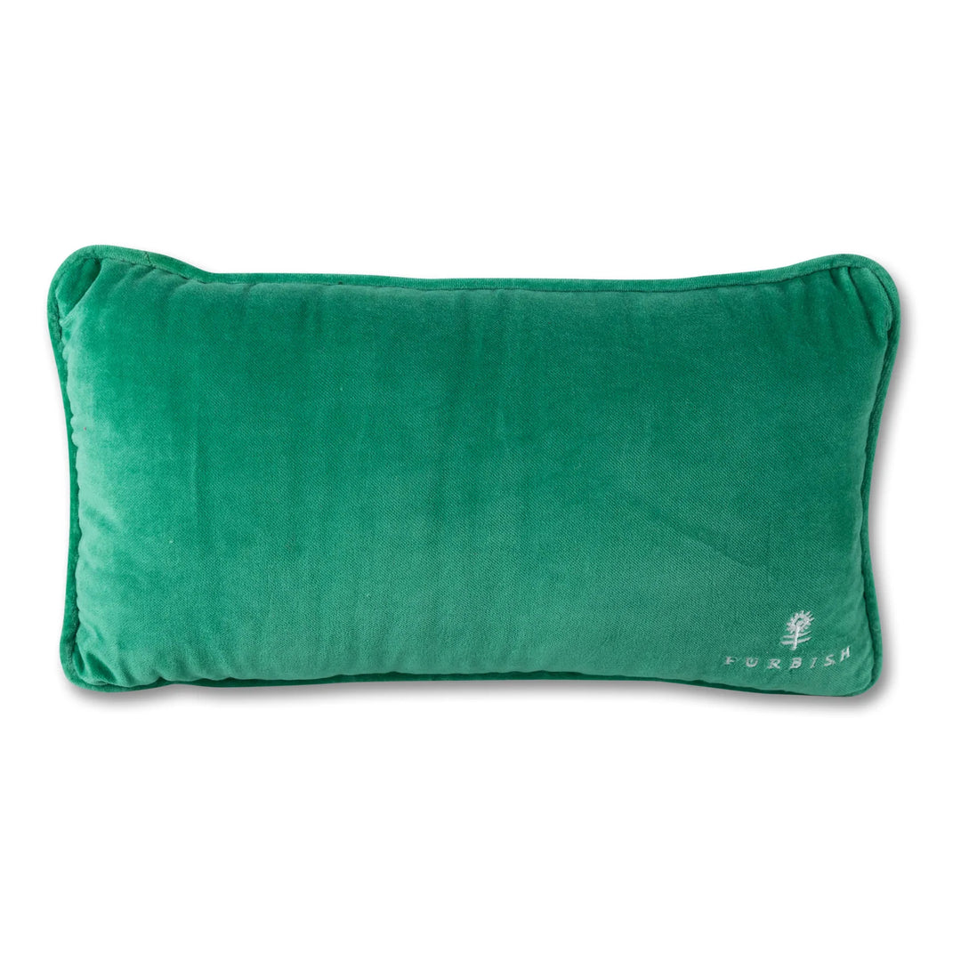 Santa I Want A Yacht Needlepoint Cushion