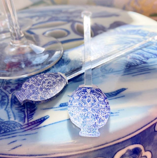 Blue & White Ginger Jar Stir Sticks