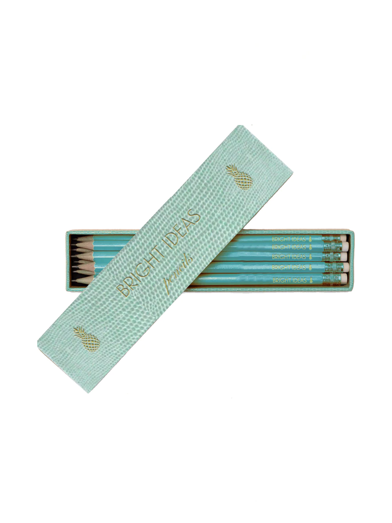 Pencil Set "Bright Ideas" - Turquoise