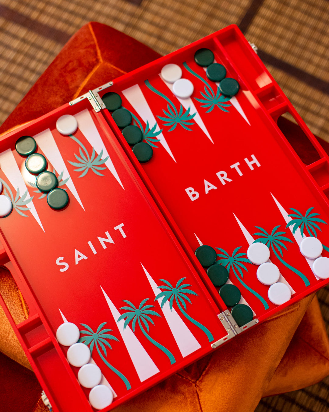 St Barth Acrylic Backgammon Set