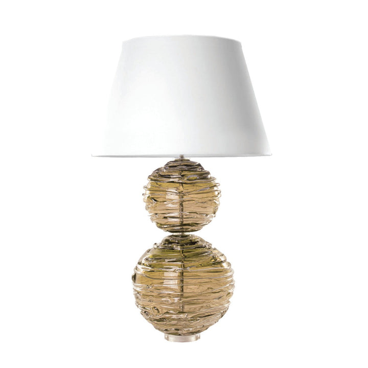 Alfie Crystal Table Lamp - Amber