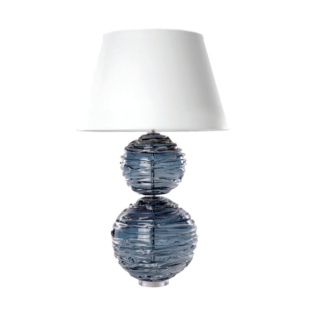 Alfie Crystal Table Lamp - Steel Blue