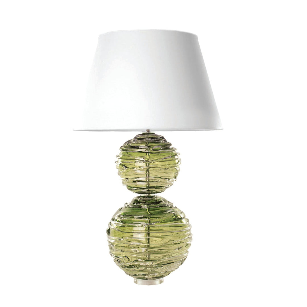 Alfie Crystal Table Lamp - Moss