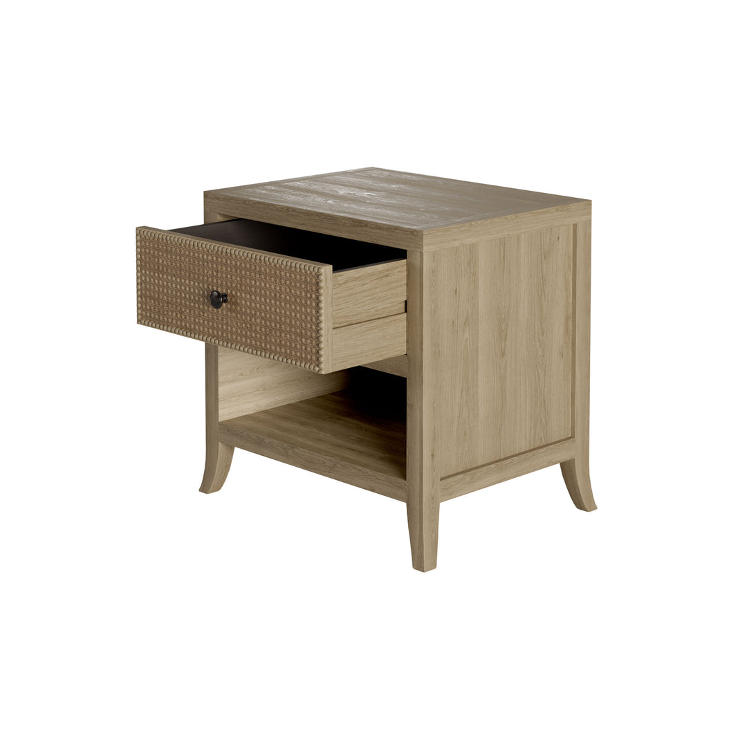 Witley 1-Drawer Rattan Bedside Table