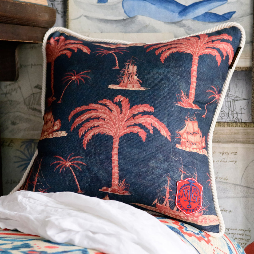 Aegean Indigo Cushion