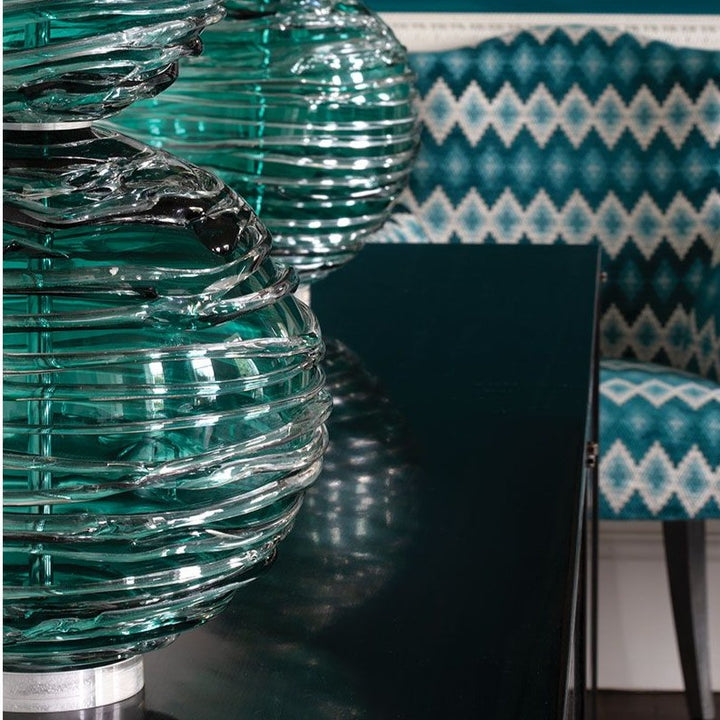 Alfie Crystal Table Lamp - Jade