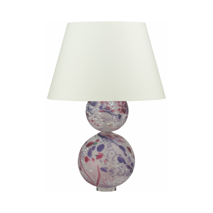 Ariana Crystal Glass Table Lamp - Amethyst | William Yeoward