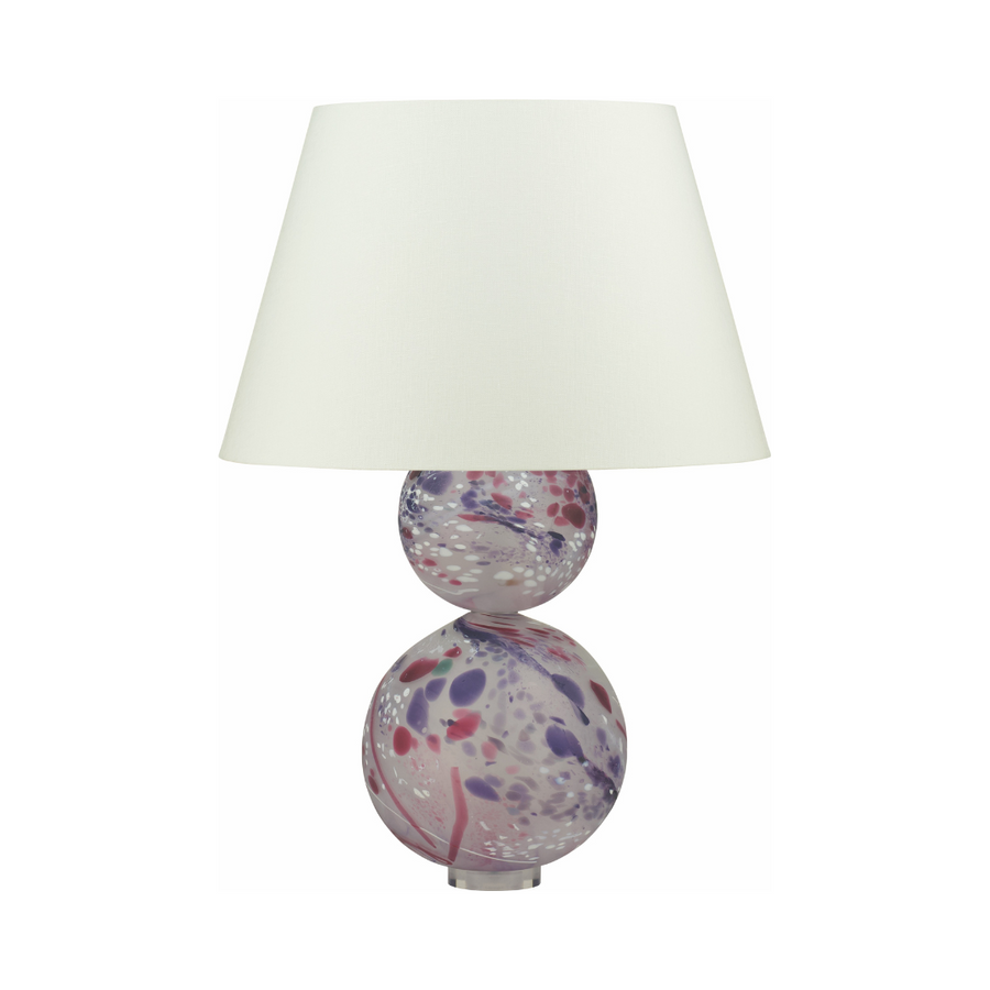 Ariana Crystal Glass Table Lamp - Amethyst | William Yeoward