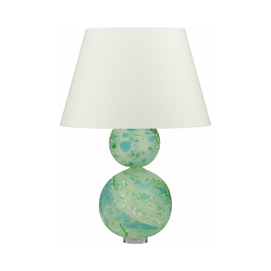 Ariana Crystal Glass Table Lamp - Sea Green | William Yeoward