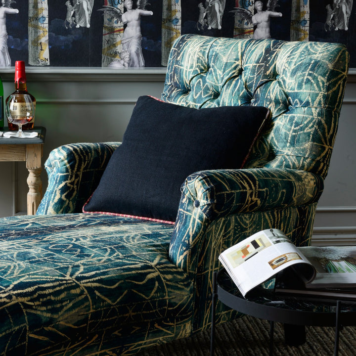 Madison Chaise - Bamileke Linen