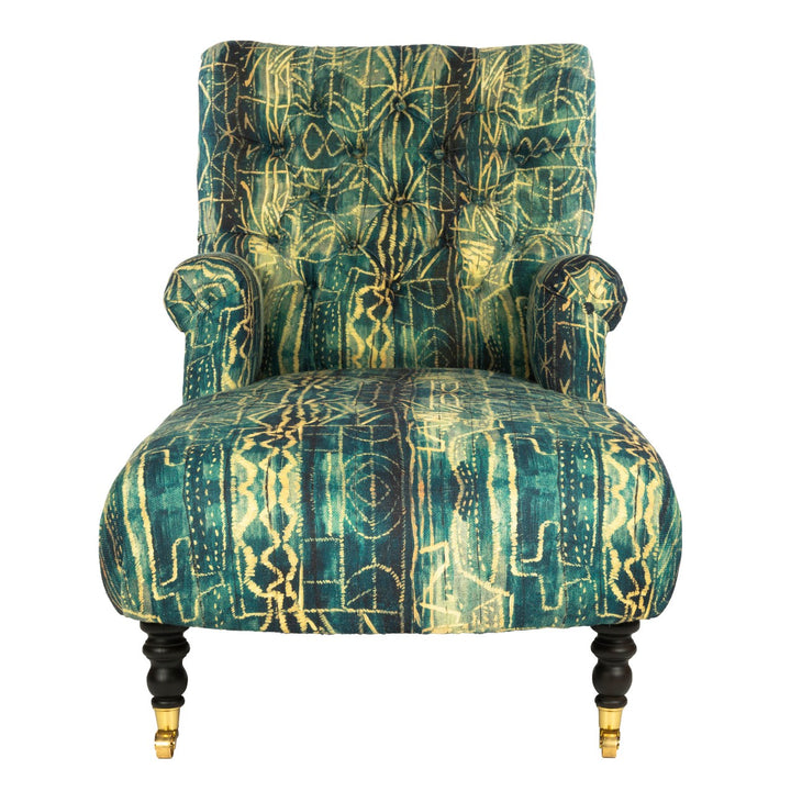 Madison Chaise - Bamileke Linen