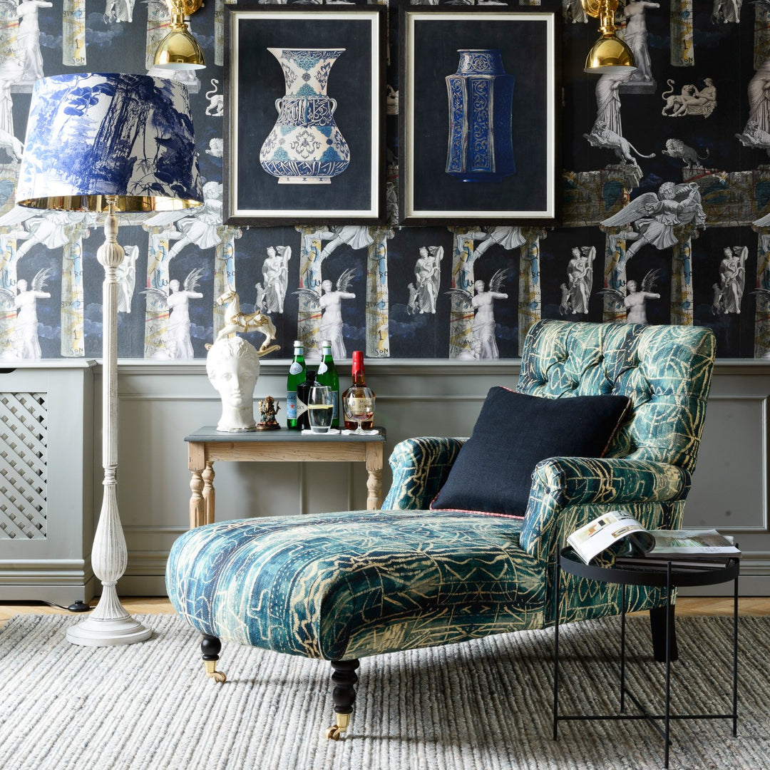 Madison Chaise - Bamileke Linen